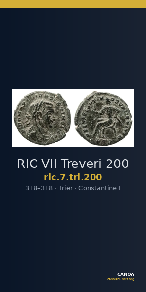 RIC VII Treveri 200 — CANOA