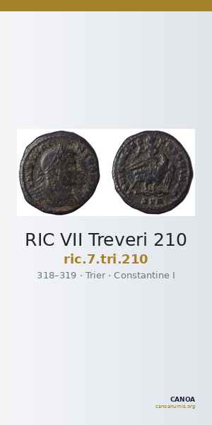 RIC VII Treveri 210 — CANOA