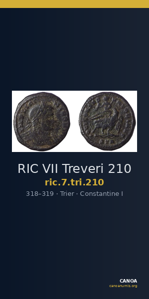 RIC VII Treveri 210 — CANOA