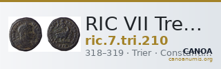 RIC VII Treveri 210 — CANOA