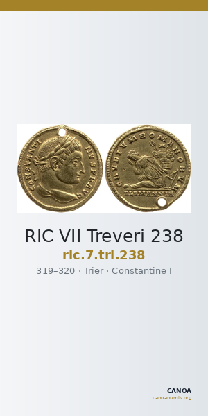 RIC VII Treveri 238 — CANOA