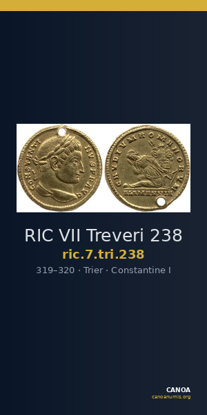 RIC VII Treveri 238 — CANOA