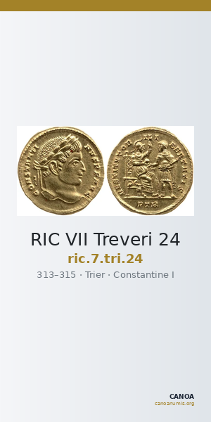 RIC VII Treveri 24 — CANOA
