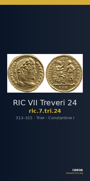 RIC VII Treveri 24 — CANOA