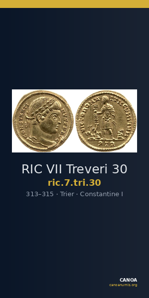 RIC VII Treveri 30 — CANOA