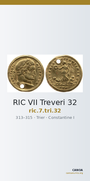 RIC VII Treveri 32 — CANOA