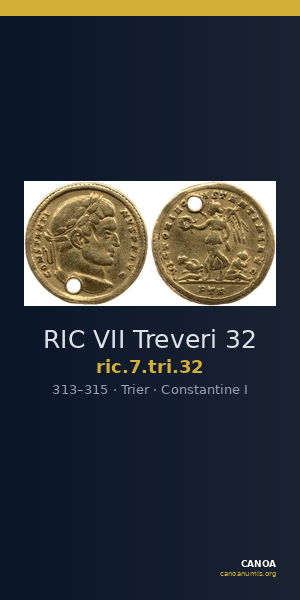 RIC VII Treveri 32 — CANOA