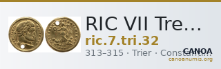 RIC VII Treveri 32 — CANOA