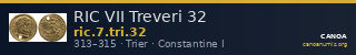 RIC VII Treveri 32 — CANOA
