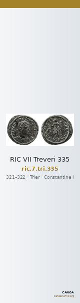 RIC VII Treveri 335 — CANOA