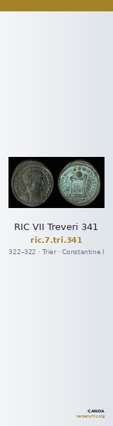 RIC VII Treveri 341 — CANOA