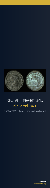 RIC VII Treveri 341 — CANOA