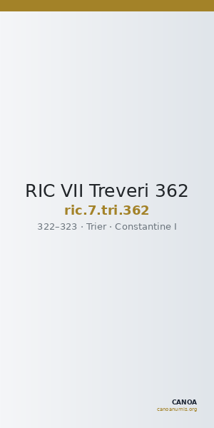 RIC VII Treveri 362 — CANOA