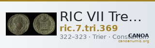 RIC VII Treveri 369 — CANOA