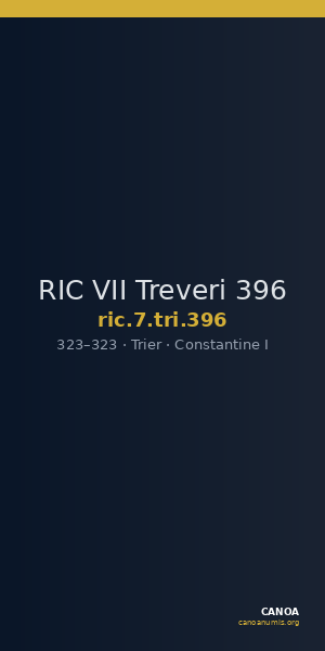RIC VII Treveri 396 — CANOA