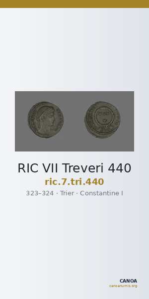 RIC VII Treveri 440 — CANOA