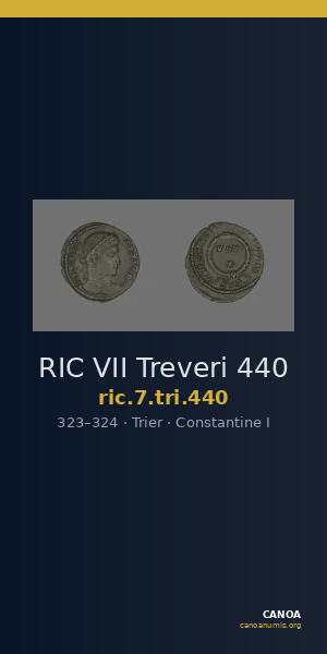 RIC VII Treveri 440 — CANOA