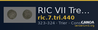 RIC VII Treveri 440 — CANOA