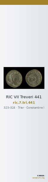RIC VII Treveri 441 — CANOA