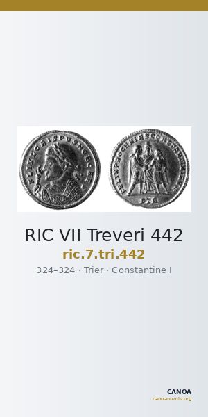 RIC VII Treveri 442 — CANOA