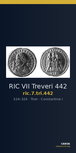 RIC VII Treveri 442 — CANOA