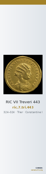 RIC VII Treveri 443 — CANOA