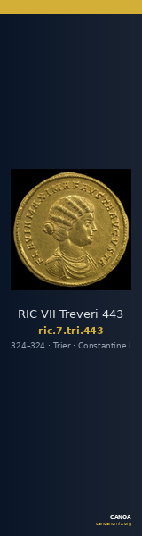 RIC VII Treveri 443 — CANOA