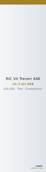 RIC VII Treveri 448 — CANOA