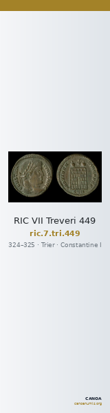 RIC VII Treveri 449 — CANOA