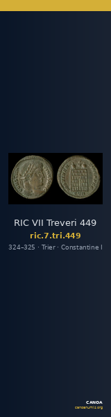 RIC VII Treveri 449 — CANOA