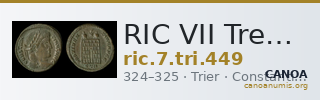 RIC VII Treveri 449 — CANOA
