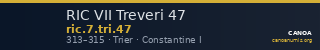 RIC VII Treveri 47 — CANOA