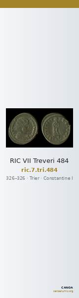 RIC VII Treveri 484 — CANOA