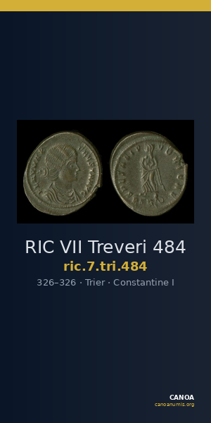 RIC VII Treveri 484 — CANOA