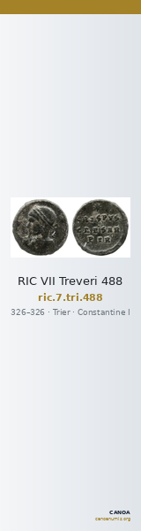 RIC VII Treveri 488 — CANOA