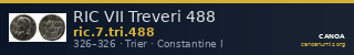 RIC VII Treveri 488 — CANOA