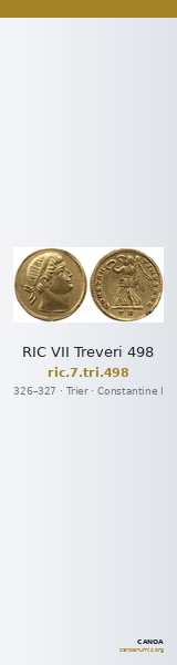 RIC VII Treveri 498 — CANOA