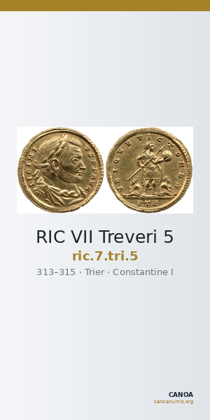 RIC VII Treveri 5 — CANOA