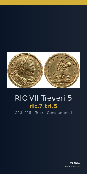 RIC VII Treveri 5 — CANOA
