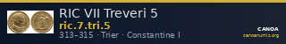 RIC VII Treveri 5 — CANOA