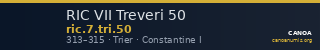 RIC VII Treveri 50 — CANOA