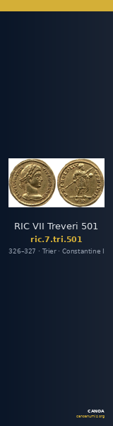 RIC VII Treveri 501 — CANOA