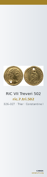 RIC VII Treveri 502 — CANOA