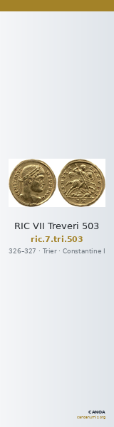 RIC VII Treveri 503 — CANOA