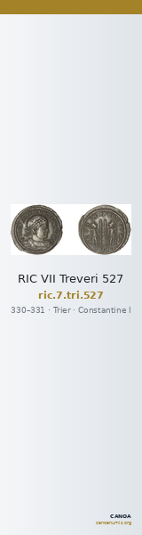 RIC VII Treveri 527 — CANOA