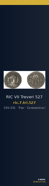 RIC VII Treveri 527 — CANOA