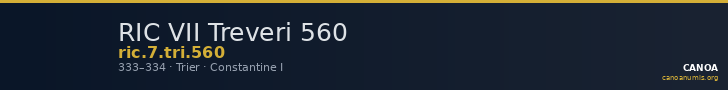 RIC VII Treveri 560 — CANOA