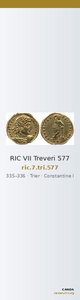 RIC VII Treveri 577 — CANOA