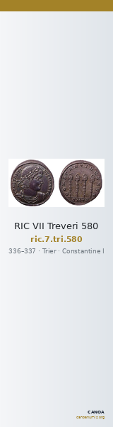 RIC VII Treveri 580 — CANOA