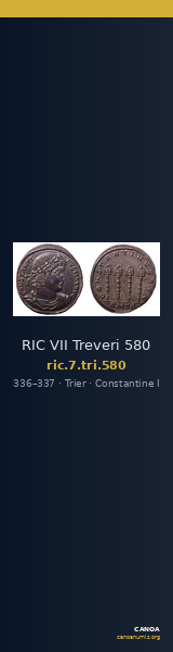RIC VII Treveri 580 — CANOA